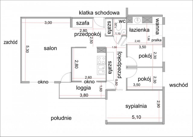 Mieszkanie Zamość ul Hetmana Jana Zamoyskiego bez pośrednika 77 m2