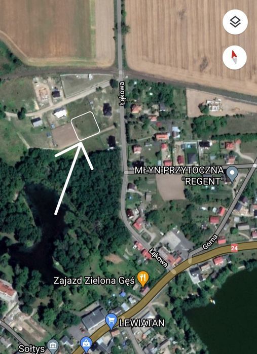 Działka Przytoczna ul Ogrodowa bez pośrednika 1326 m2 89 000 zł