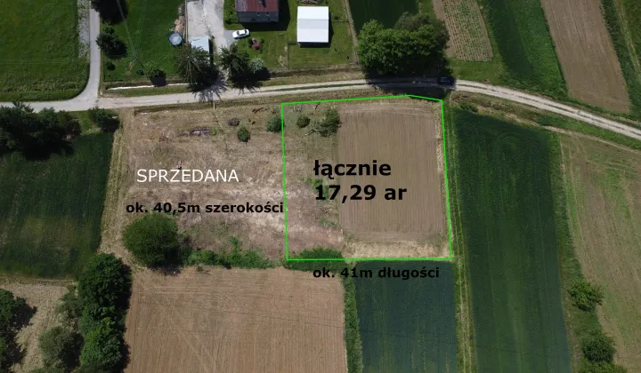 Działka rolno-budowlana Błędowa Zgłobieńska