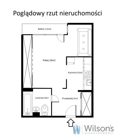 Mieszkanie 1-pokojowe Warszawa Praga, ul. Wołomińska. Zdjęcie 4