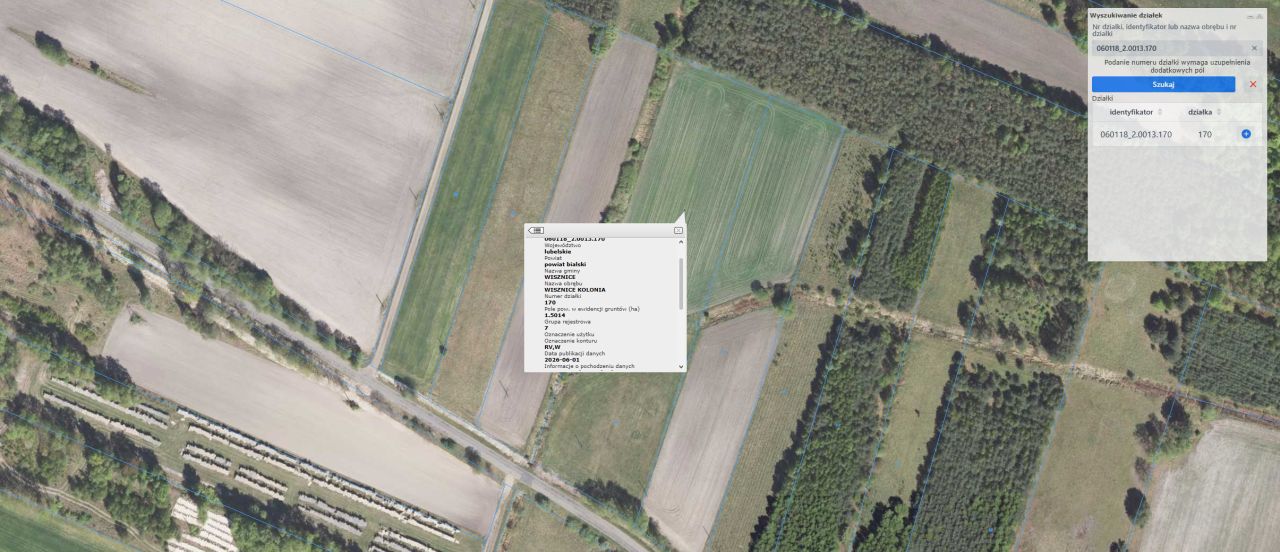 Działka rolna Wisznice-Kolonia, ul. Włodawska. Zdjęcie 2