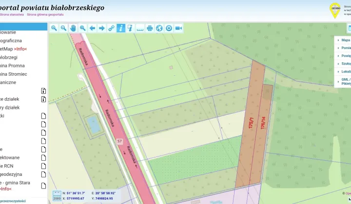 Działka inwestycyjna Kamień