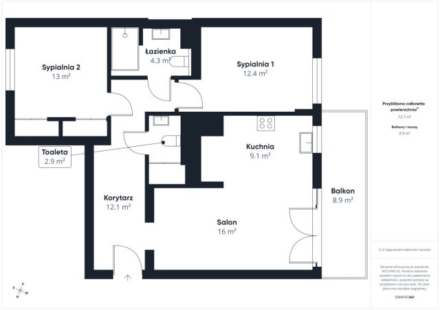 Mieszkanie 3-pokojowe Warszawa Praga-Południe, ul. Mińska. Zdjęcie 20