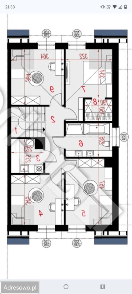 dom wolnostojący, 6 pokoi Mrzezino, ul. Widokowa. Zdjęcie 5