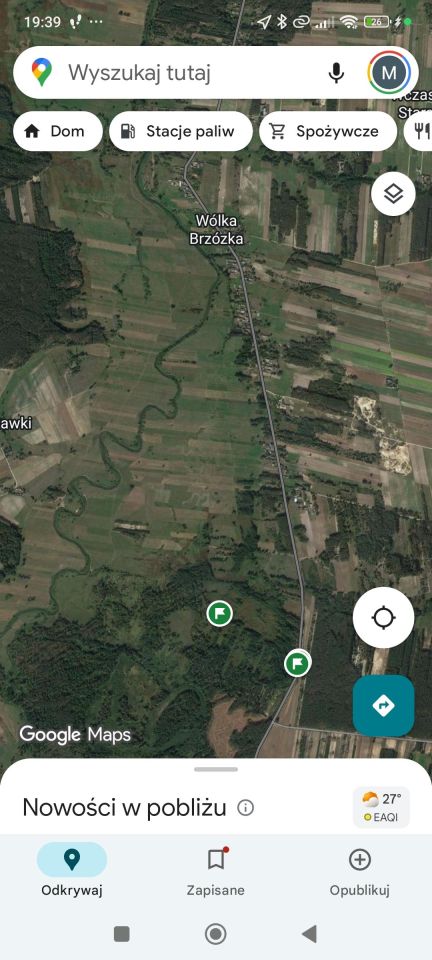 Działka leśna Wólka Brzózka