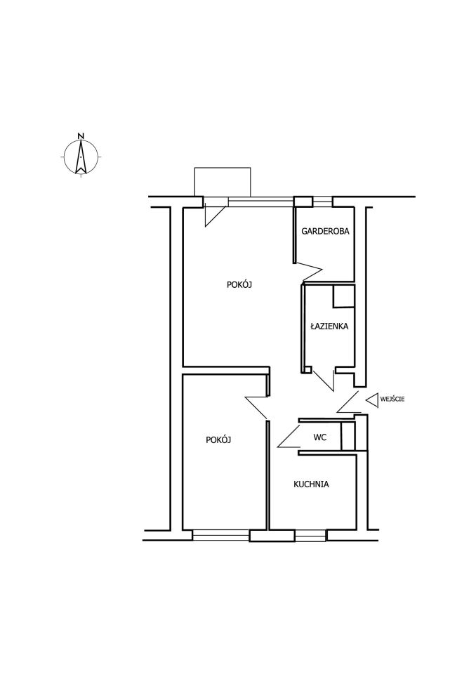Mieszkanie 2-pokojowe Olsztyn Jaroty, Boenigka. Zdjęcie 9