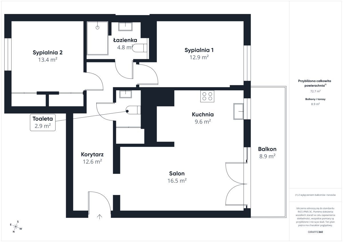 Mieszkanie 3-pokojowe Warszawa Praga-Południe, ul. Mińska. Zdjęcie 20