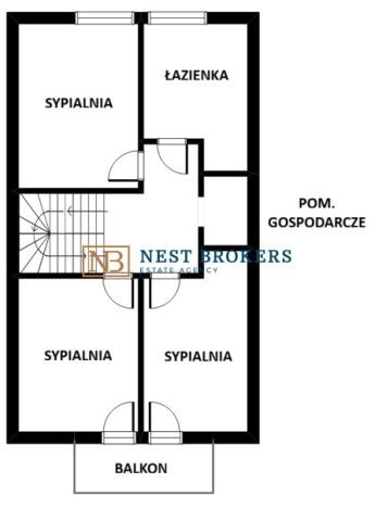 dom szeregowy, 4 pokoje Niepołomice, ul. Prosta. Zdjęcie 17