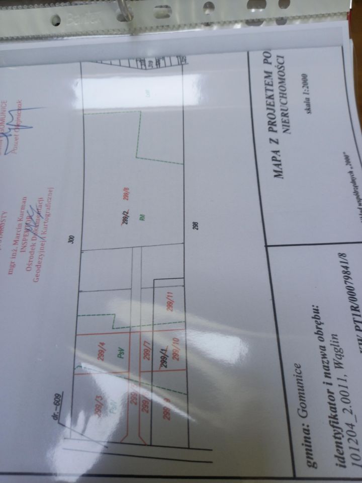 Działka budowlana Wąglin. Zdjęcie 2