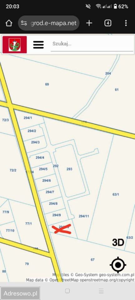 Działka budowlana Kliszkowice