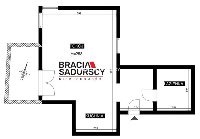Mieszkanie 1-pokojowe Niepołomice, ul. Lawendowa. Zdjęcie 17