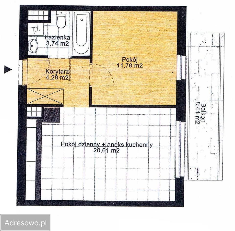 Mieszkanie 2-pokojowe Wróblowice, ul. Bolesława Chrobrego. Zdjęcie 3