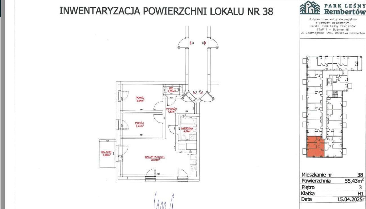 Mieszkanie 3-pokojowe Warszawa Rembertów, ul. Chełmżyńska. Zdjęcie 8