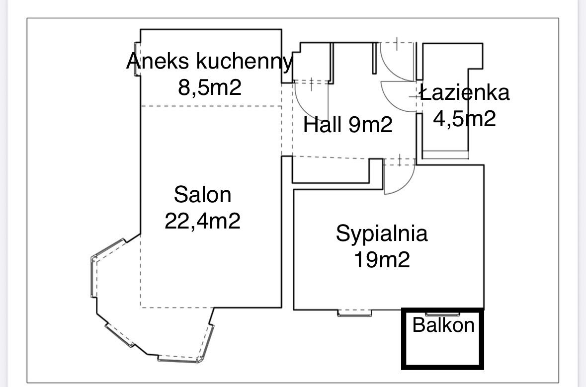 Mieszkanie 2-pokojowe Kraków Żabiniec, ul. Feliksa Konecznego. Zdjęcie 6