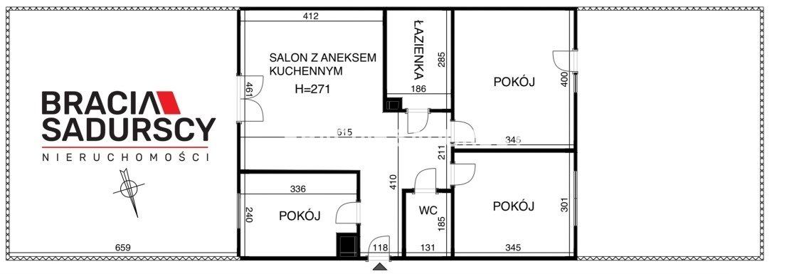 Mieszkanie 4-pokojowe Kraków Prądnik Czerwony, ul. Dobrego Pasterza. Zdjęcie 25