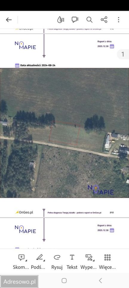 Działka budowlana Miętkie. Zdjęcie 5