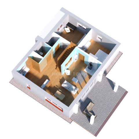 dom wolnostojący, 7 pokoi Mikołajki. Zdjęcie 12