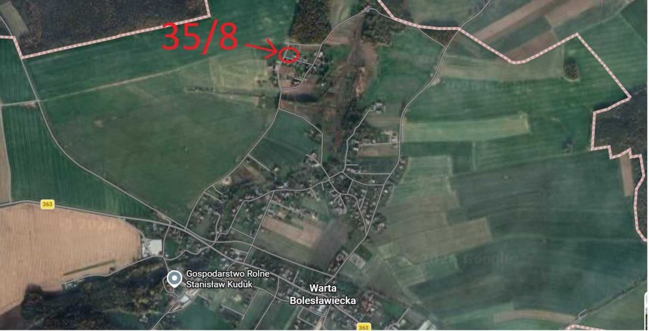 Działka budowlana Warta Bolesławiecka. Zdjęcie 3