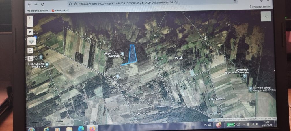 Działka leśna Łęczyca. Zdjęcie 4