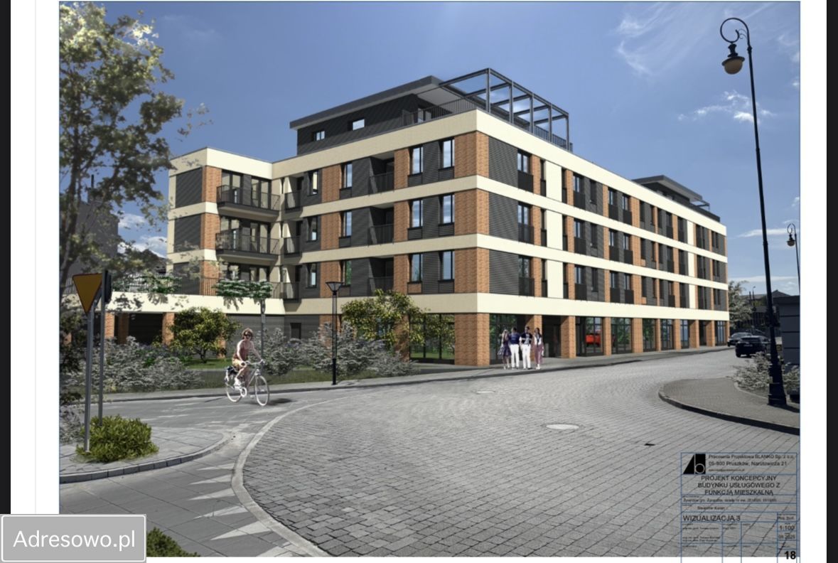 Działka inwestycyjna Żyrardów Centrum, ul. Nowy Świat