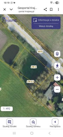 Działka budowlana Dworzysko. Zdjęcie 1