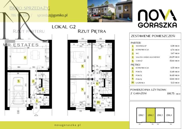 dom szeregowy, 4 pokoje Góraszka. Zdjęcie 6