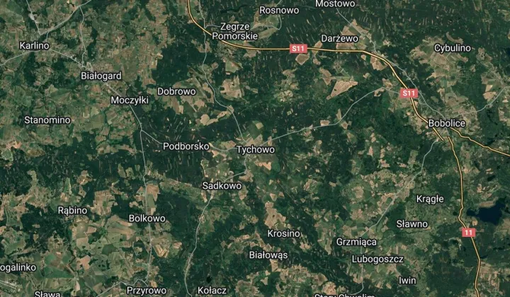 Działka rekreacyjna Tychowo, ul. Wierzbowa