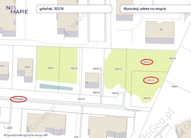 Działka budowlana Gdańsk Chełm, ul. Turzycowa. Zdjęcie 1