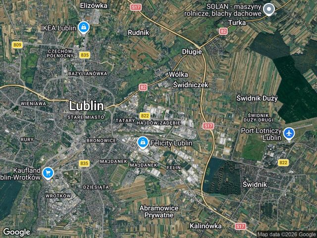 Działka inwestycyjna Lublin Hajdów. Zdjęcie 1