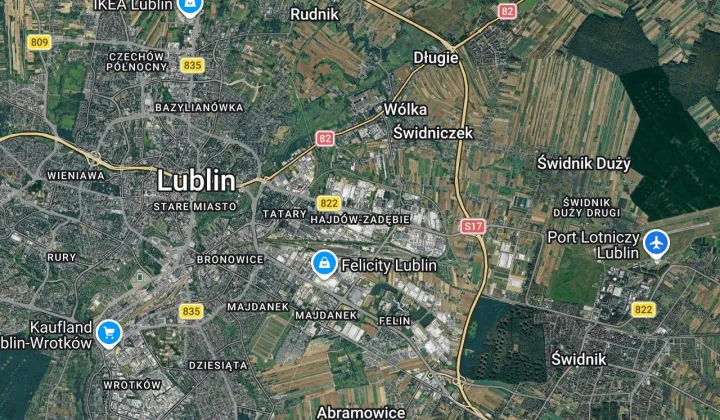 Działka inwestycyjna Lublin Hajdów