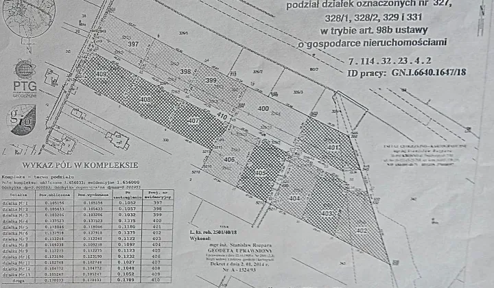 Działka budowlana Bykowce, ul. Piaskowa