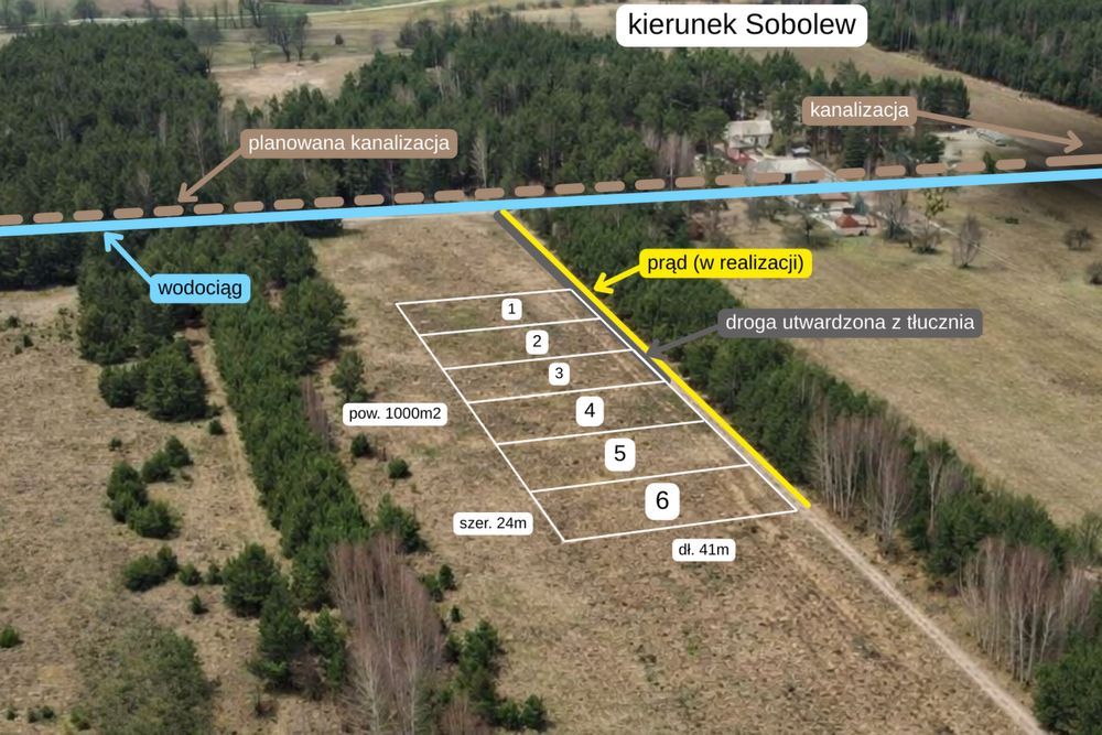 Działka budowlana Godzisz. Zdjęcie 5