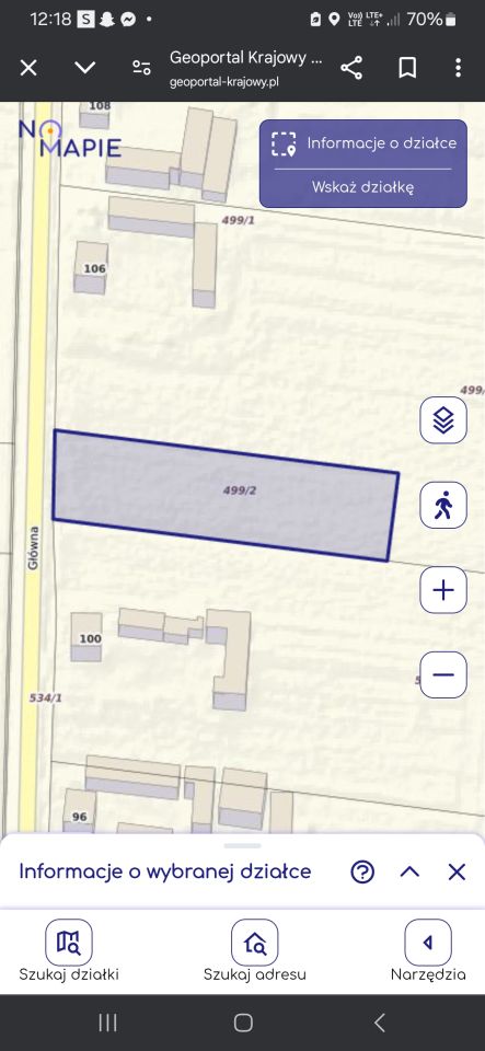 Działka rolno-budowlana Jedlanka