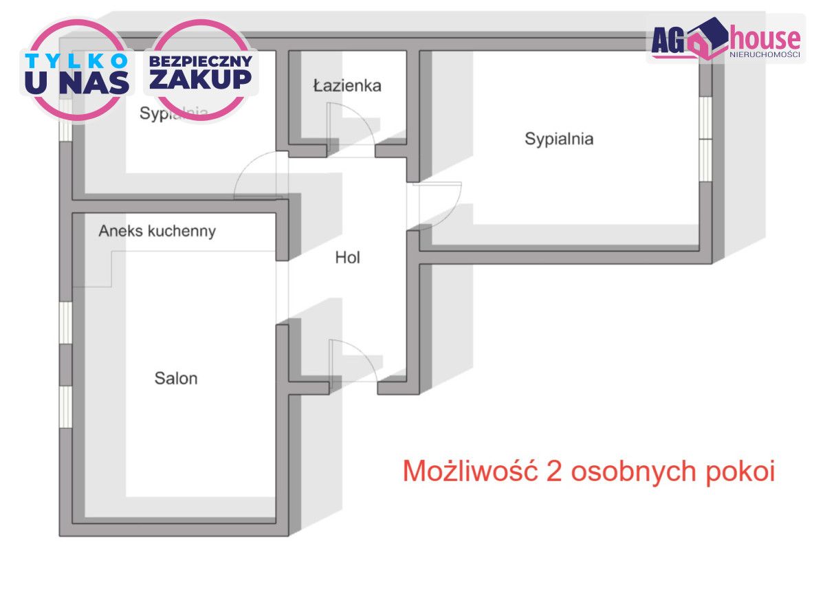 Mieszkanie 2-pokojowe Gdańsk Siedlce, ul. Skarpowa. Zdjęcie 10