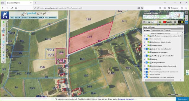 Działka rolna Wyłudzin. Zdjęcie 1