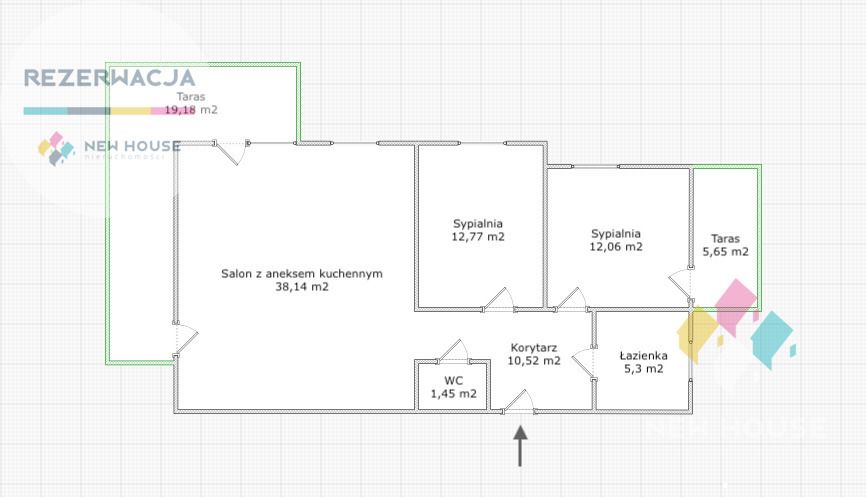 Mieszkanie 3-pokojowe Olsztyn Podgrodzie, ul. Armii Krajowej. Zdjęcie 31