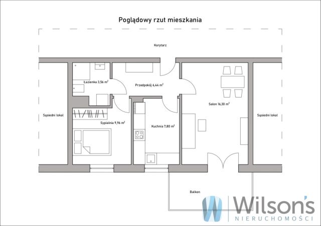 Mieszkanie 2-pokojowe Warszawa Mokotów, ul. Dywizjonu AK "Jeleń". Zdjęcie 9