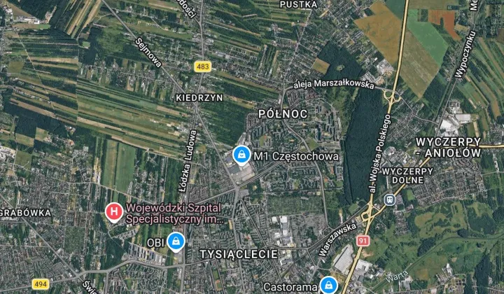 Mieszkanie 2-pokojowe Częstochowa Północ, ul. Michałowskiego