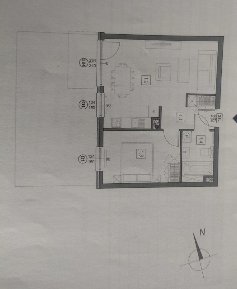 Mieszkanie 2-pokojowe Gdańsk Łostowice, ul. Niepołomicka. Zdjęcie 12