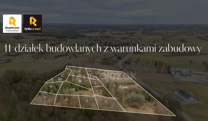 Działka budowlana Pomieczyno, ul. Kartuska