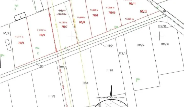 Działka rolno-budowlana Konradówka Gołaczów