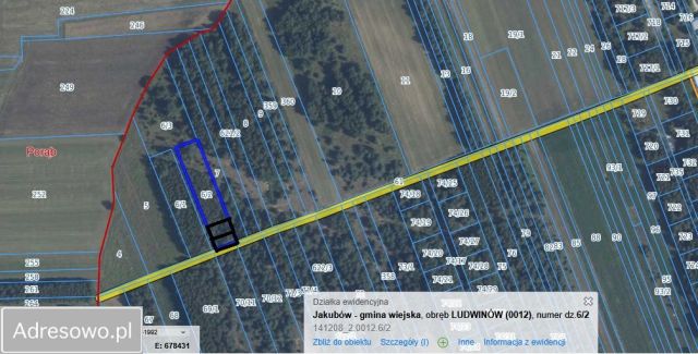 Działka rekreacyjna Ludwinów. Zdjęcie 1