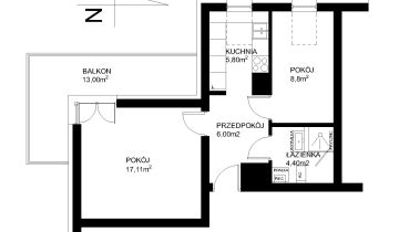 Mieszkanie 2-pokojowe Rzeszów Słocina, ul. Henryka Wieniawskiego