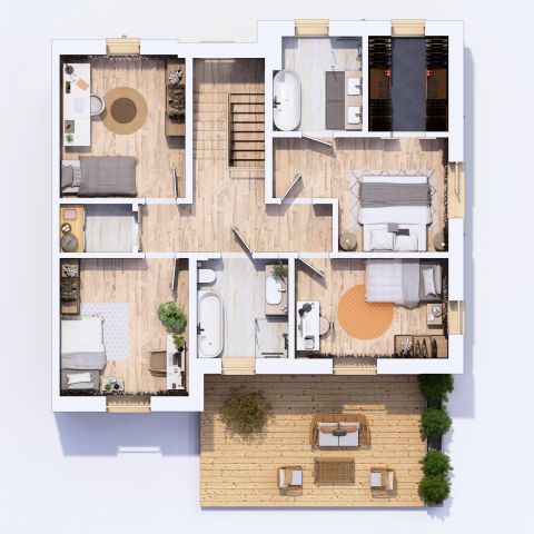 bliźniak, 6 pokoi Lipków, ul. Rocha Kowalskiego. Zdjęcie 13