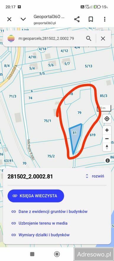 Działka rolna Dąbrówno. Zdjęcie 1