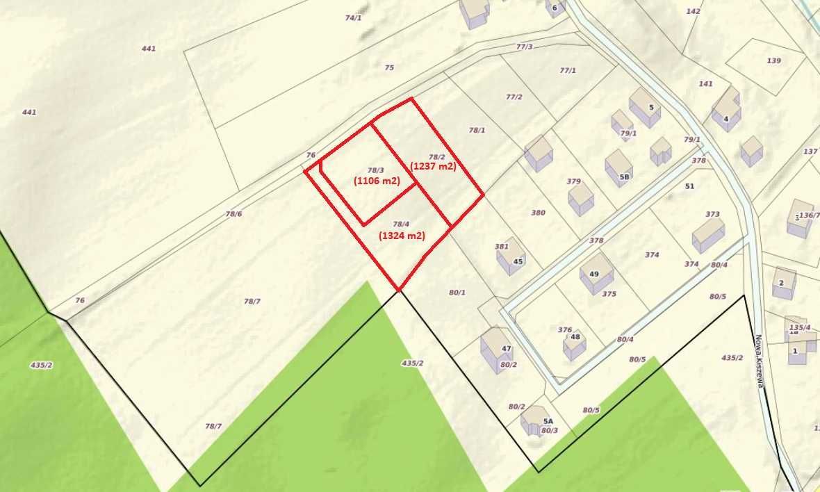 Działka budowlana Nowa Kiszewa. Zdjęcie 4