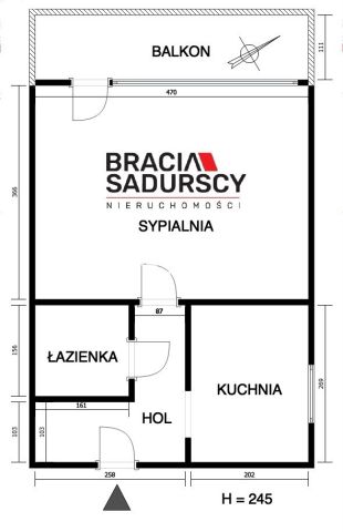 Mieszkanie 1-pokojowe Kraków Krowodrza, ul. Warmijska. Zdjęcie 16