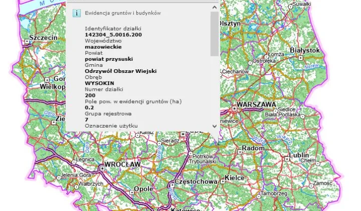 Działka inna Wysokin