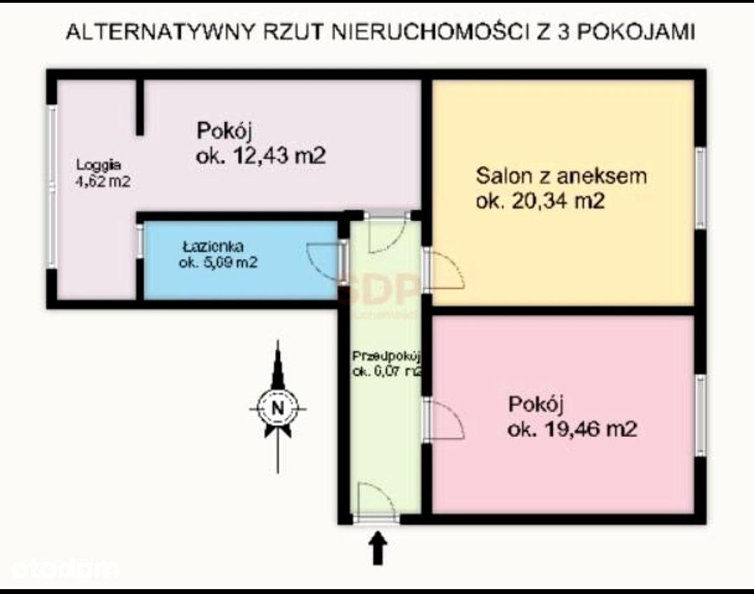 Mieszkanie 2-pokojowe Wrocław Tarnogaj. Zdjęcie 11