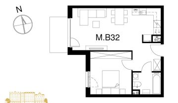 Mieszkanie 2-pokojowe Kraków Prądnik Biały, ul. Stelmachów